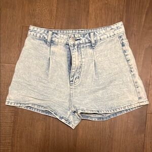 Light Blue Denim Women's Shorts
